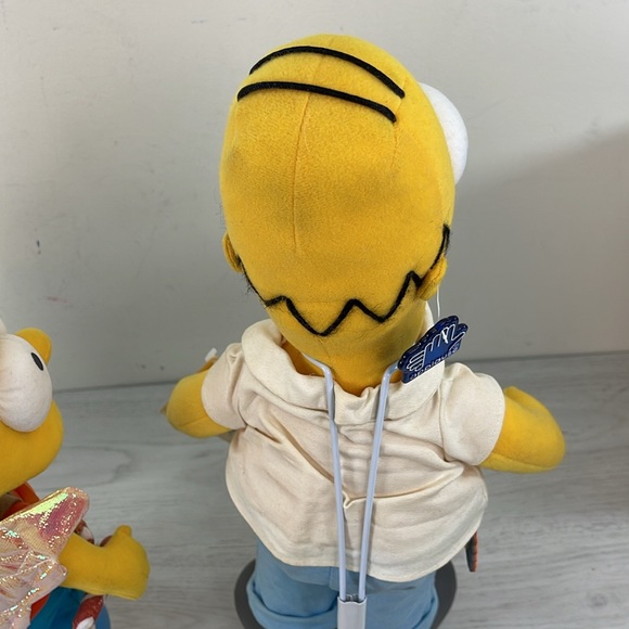 The Official Simpsons Holiday Plush Set-Homer-Bart-Maggie - Picture 4 of 14